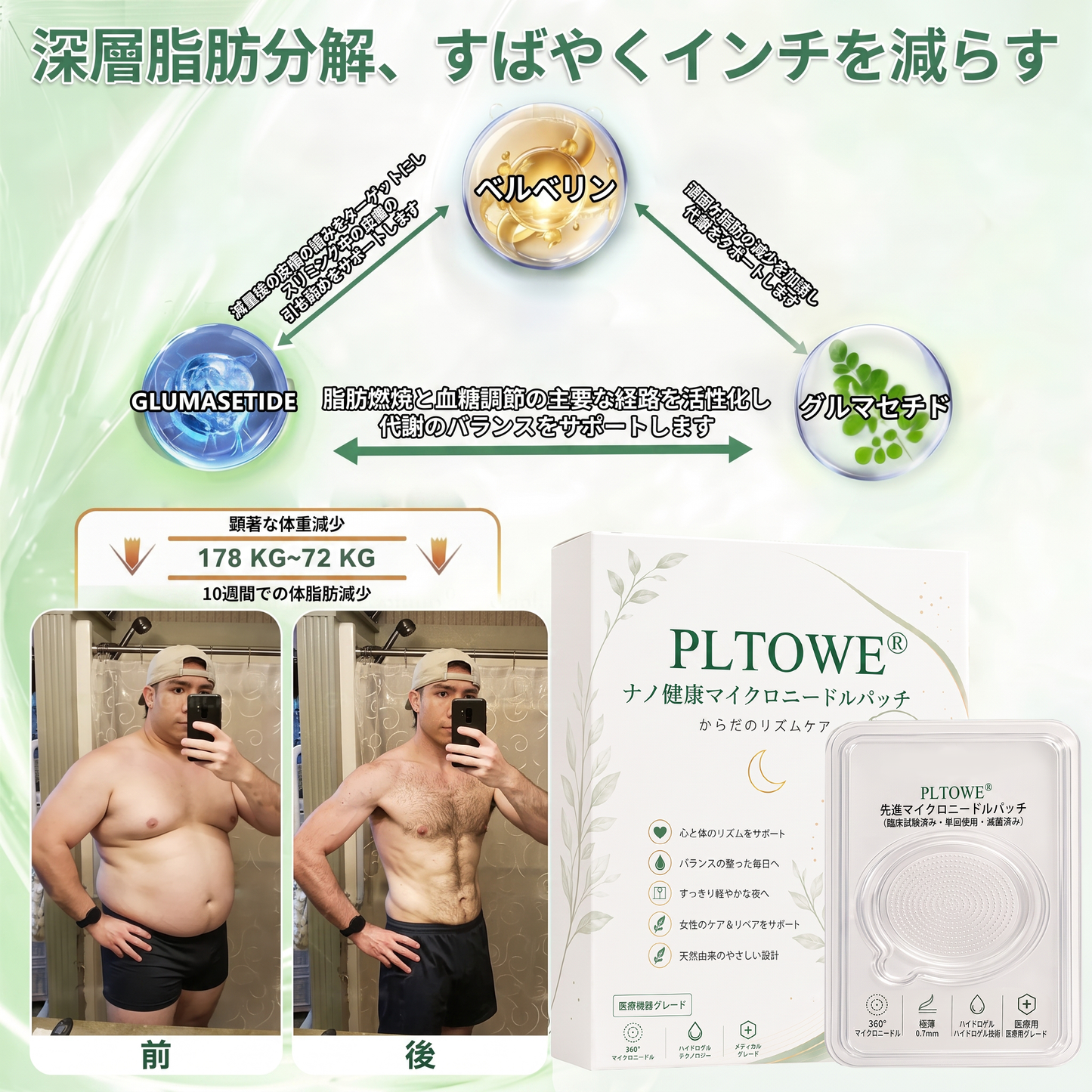 ✨ 今だけ30％OFF｜PLTOWE® マイクロニードルパッチを追加購入 🌿